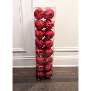 IKEA VINTER Holiday Christmas Decorations | Ornaments - Set of 32, 3.25"